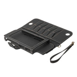 Maxbell PU Leather Protective Case Flip Handheld for Switch Game Console Black for Old Model