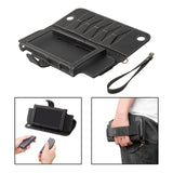 Maxbell PU Leather Protective Case Flip Handheld for Switch Game Console Black for Old Model