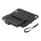 Maxbell PU Leather Protective Case Flip Handheld for Switch Game Console Black for New Model