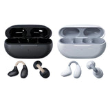Maxbell Ear Clip Wireless Earbuds Auto Pairing Calling for Driving Fitness Business White Gray