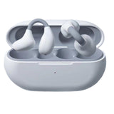Maxbell Ear Clip Wireless Earbuds Auto Pairing Calling for Driving Fitness Business White Gray