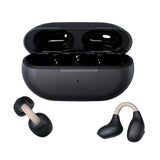 Maxbell Ear Clip Wireless Earbuds Auto Pairing Calling for Driving Fitness Business Black Coffee