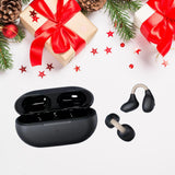 Maxbell Ear Clip Wireless Earbuds Auto Pairing Calling for Driving Fitness Business Black Coffee