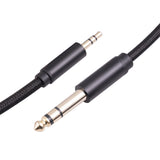Maxbell Audio Converter 3.55 to 6.35mm 1/8 inch to 1/4 inch for Earphone Mixer Table 2M