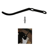 Maxbell Phonograph Metal Raise Arm Finger Lift Simple to Install Stable for Office
