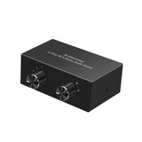 Maxbell Bi Directional 4 Way RCA Stereo Audio Switch Sound Receiver for Theater