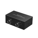 Maxbell Bi Directional 4 Way RCA Stereo Audio Switch Sound Receiver for Theater