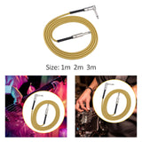 Maxbell Male to Male Guitar Audio Cable Stereo for Electric Guitar Electronic Organs 100cm