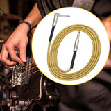 Maxbell Male to Male Guitar Audio Cable Stereo for Electric Guitar Electronic Organs 100cm