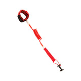 Maxbell Paddleboard Ankle Leash Coiled Cord for Stand up Paddle Board Shortboard Red