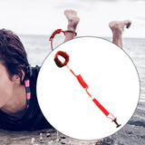 Maxbell Paddleboard Ankle Leash Coiled Cord for Stand up Paddle Board Shortboard Red