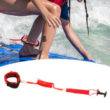 Maxbell Paddleboard Ankle Leash Coiled Cord for Stand up Paddle Board Shortboard Red