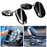 Maxbell Universal Magnetic Car Phone Holder Adjustable for Dashboard Zinc Alloy Black