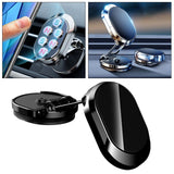Maxbell Universal Magnetic Car Phone Holder Adjustable for Dashboard Zinc Alloy Black