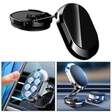 Maxbell Universal Magnetic Car Phone Holder Adjustable for Dashboard Zinc Alloy Black