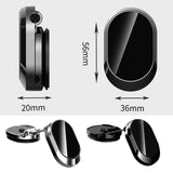 Maxbell Universal Magnetic Car Phone Holder Adjustable for Dashboard Zinc Alloy Argent