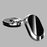 Maxbell Universal Magnetic Car Phone Holder Adjustable for Dashboard Zinc Alloy Argent