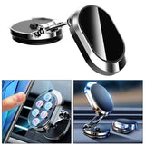 Maxbell Universal Magnetic Car Phone Holder Adjustable for Dashboard Zinc Alloy Argent
