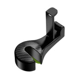 Maxbell 2 in 1 Car Seat Back Headrest Hook with Phone Holder for Umbrellas Bags Black