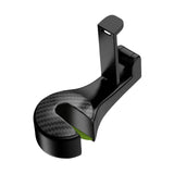 Maxbell 2 in 1 Car Seat Back Headrest Hook with Phone Holder for Umbrellas Bags Black