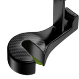 Maxbell 2 in 1 Car Seat Back Headrest Hook with Phone Holder for Umbrellas Bags Black