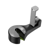 Maxbell 2 in 1 Car Seat Back Headrest Hook with Phone Holder for Umbrellas Bags Gray