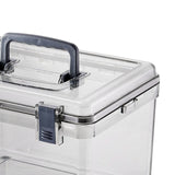 Maxbell Camera Protective Case with Handle Transparent Waterproof Dry Box Durable 29cmx23cmx18cm