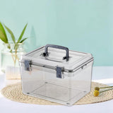 Maxbell Camera Protective Case with Handle Transparent Waterproof Dry Box Durable 29cmx23cmx18cm