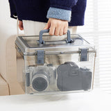 Maxbell Camera Protective Case with Handle Transparent Waterproof Dry Box Durable 29cmx23cmx18cm