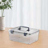 Maxbell Camera Protective Case with Handle Transparent Waterproof Dry Box Durable 27.6cmx22.4cmx12.5cm