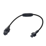 Maxbell IEC320 C6 Male to C5 Female Power Extension Cord 30cm for Notebook Printer