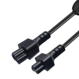 Maxbell IEC320 C6 Male to C5 Female Power Extension Cord 30cm for Notebook Printer