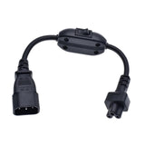 Maxbell IEC 320 C14 to IEC 320 C5 Power Cord Stable Transmission Spare Parts 3 Prong