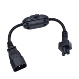 Maxbell IEC 320 C14 to IEC 320 C5 Power Cord Stable Transmission Spare Parts 3 Prong