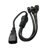 Maxbell Computer PC Power Splitter Cord IEC320 C14 to 3 x C13 Good Performance