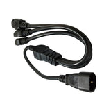 Maxbell Computer PC Power Splitter Cord IEC320 C14 to 3 x C13 Good Performance