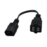 Maxbell IEC 320 C14 Male to American Standard Female Power Cable Stable Transmission