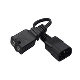 Maxbell IEC 320 C14 Male to American Standard Female Power Cable Stable Transmission