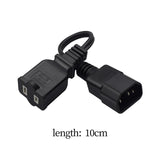 Maxbell IEC 320 C14 Male to American Standard Female Power Cable Stable Transmission