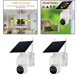 Maxbell Wireless Solar Security Camera Outdoor Pan Tilt 360° View Cloud/TF Storage without Battery