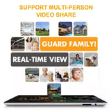Maxbell Wireless Solar Security Camera Outdoor Pan Tilt 360° View Cloud/TF Storage without Battery
