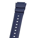Maxbell Rubber Watch Band Strap Watch Band 18mm Width for W-735H F-108WH Sgw-400H Dark Blue Argent