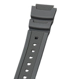 Maxbell Rubber Watch Band Strap Watch Band 18mm Width for W-735H F-108WH Sgw-400H Grey Argent