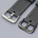 Maxbell Rubber Watch Band Strap Watch Band 18mm Width for W-735H F-108WH Sgw-400H Grey Argent