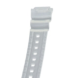 Maxbell Rubber Watch Band Strap Watch Band 18mm Width for W-735H F-108WH Sgw-400H Translucent Argent