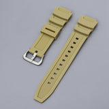 Maxbell Rubber Watch Band Strap Watch Band 18mm Width for W-735H F-108WH Sgw-400H Yellow Argent