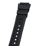 Maxbell Rubber Watch Band Strap Watch Band 18mm Width for W-735H F-108WH Sgw-400H Black Black