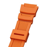 Maxbell Rubber Watch Band Strap Watch Band 18mm Width for W-735H F-108WH Sgw-400H Orange Black