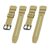 Maxbell Rubber Watch Band Strap Watch Band 18mm Width for W-735H F-108WH Sgw-400H Yellow Black