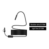 Maxbell USB Endoscope 5.5mm Snake Inspection Camera Borescope for Phones with OTG 5m Soft Cable
